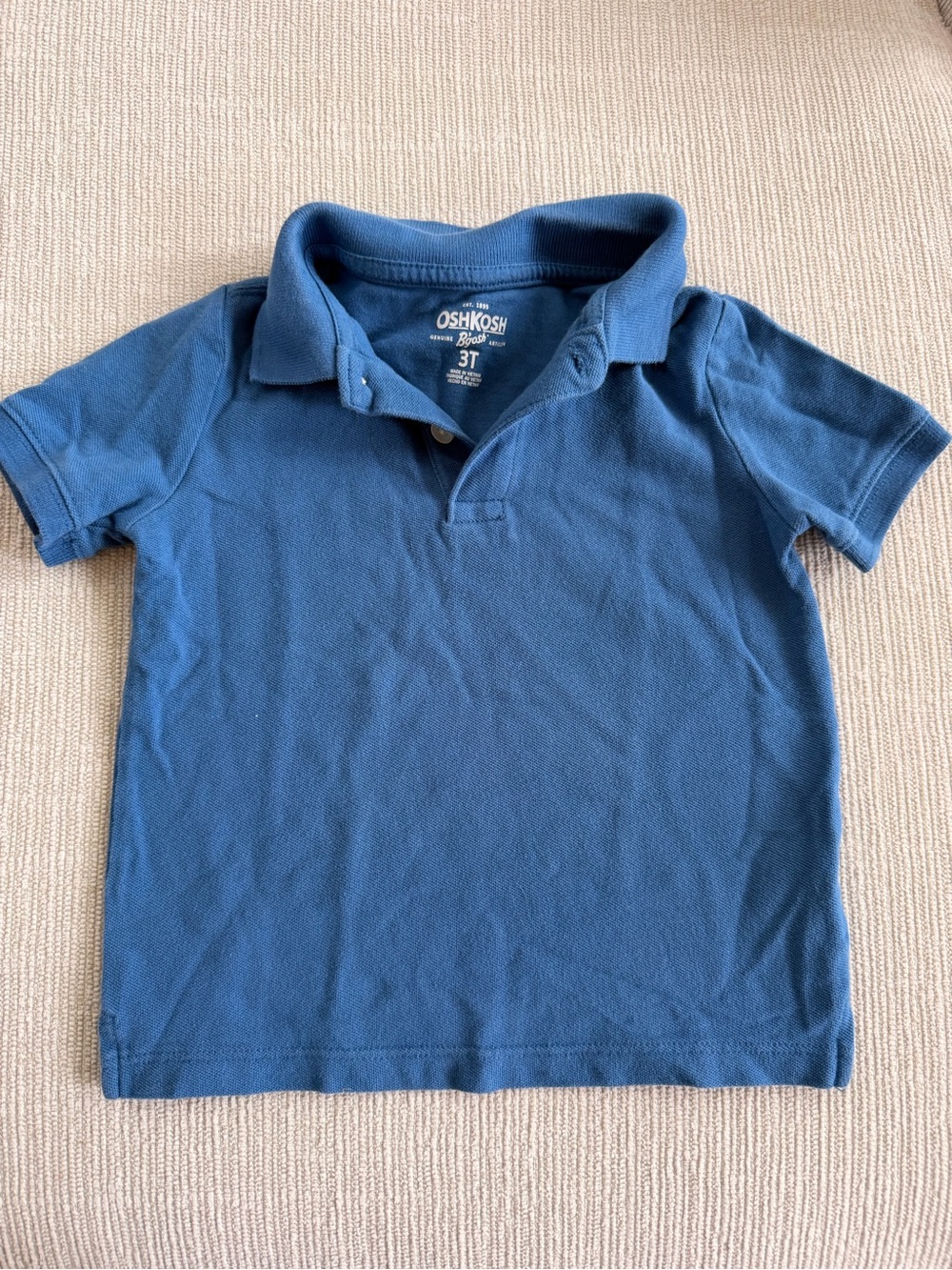 OshKosh B'gosh Navy Blue Short-Sleeve Polo